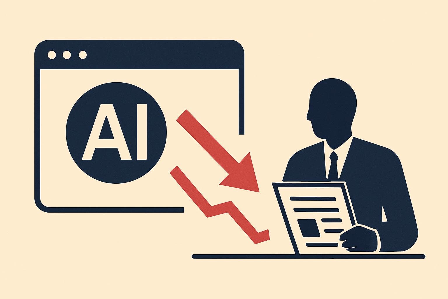 A Google AI-alapú keresése átformálja a webforgalmat, kiadók forgalma csökken