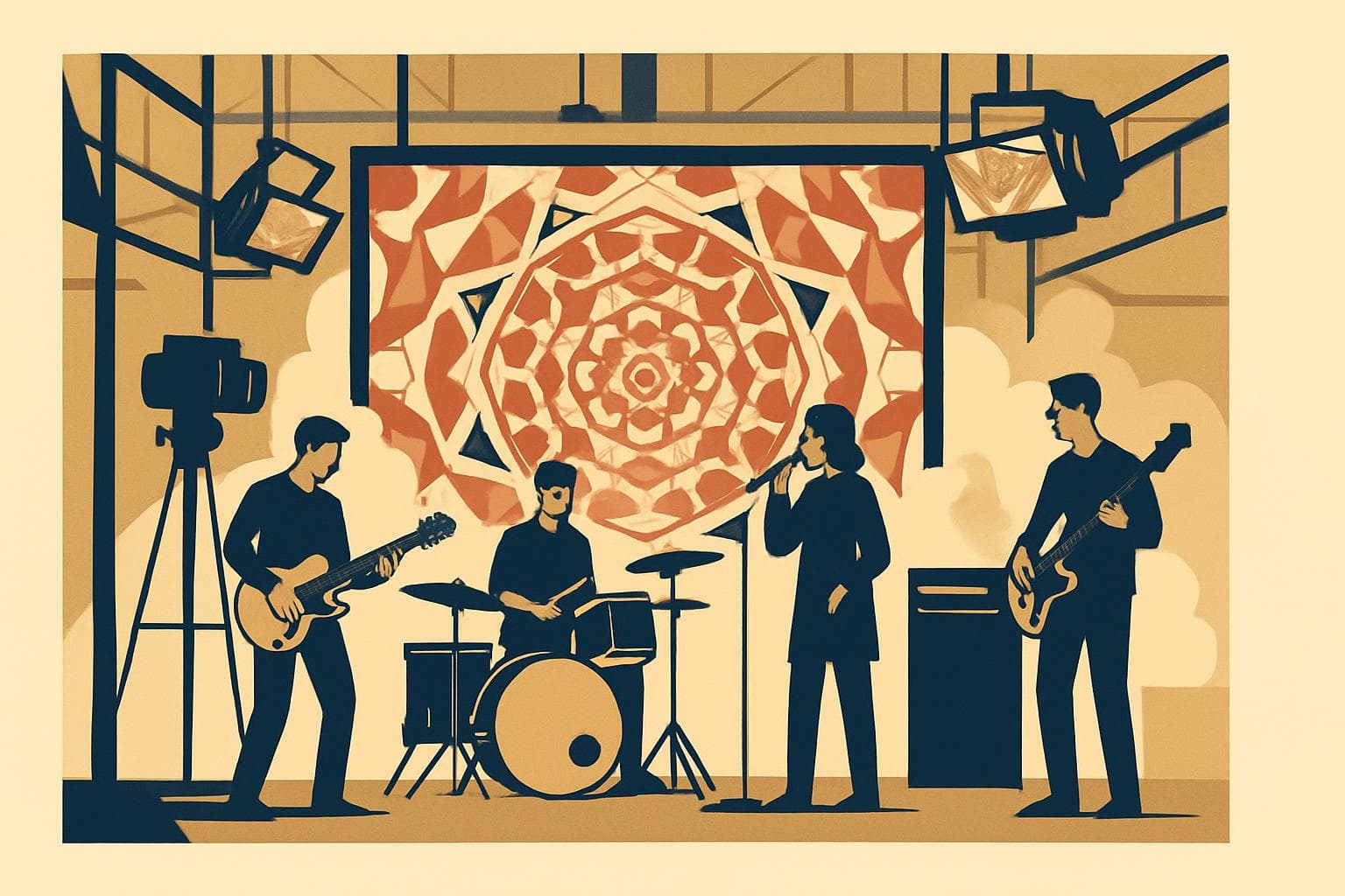 Dutch band De Staat's new video uses generative visual effects