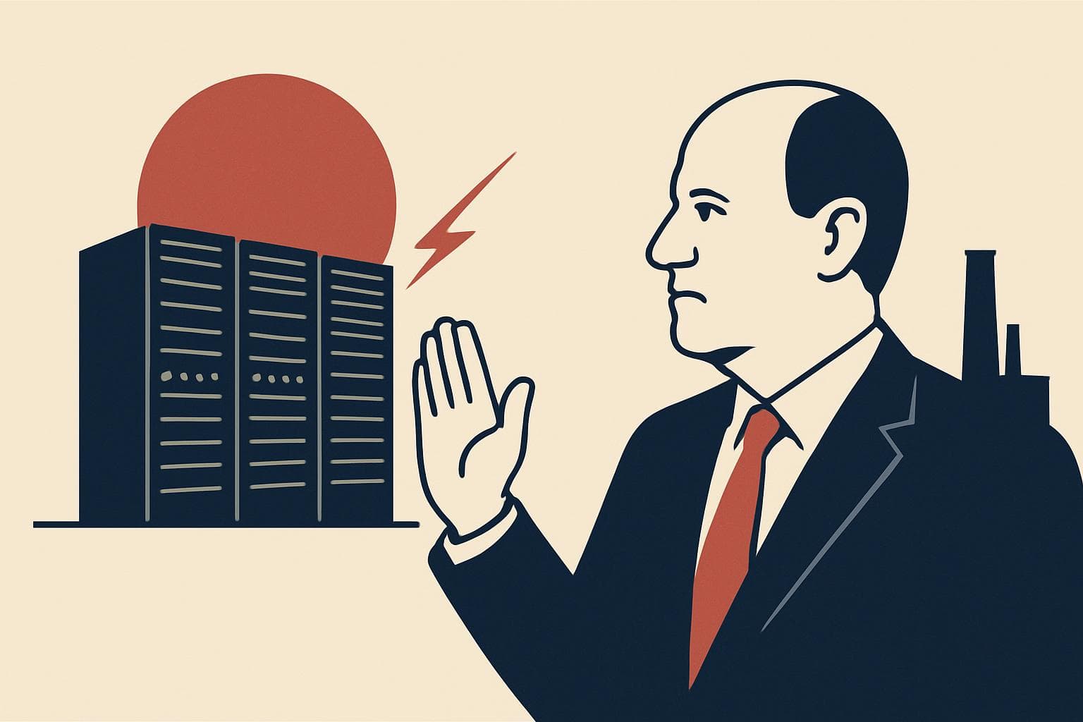 Polis defends data centers, pragmatic energy steps and warns on climate impacts