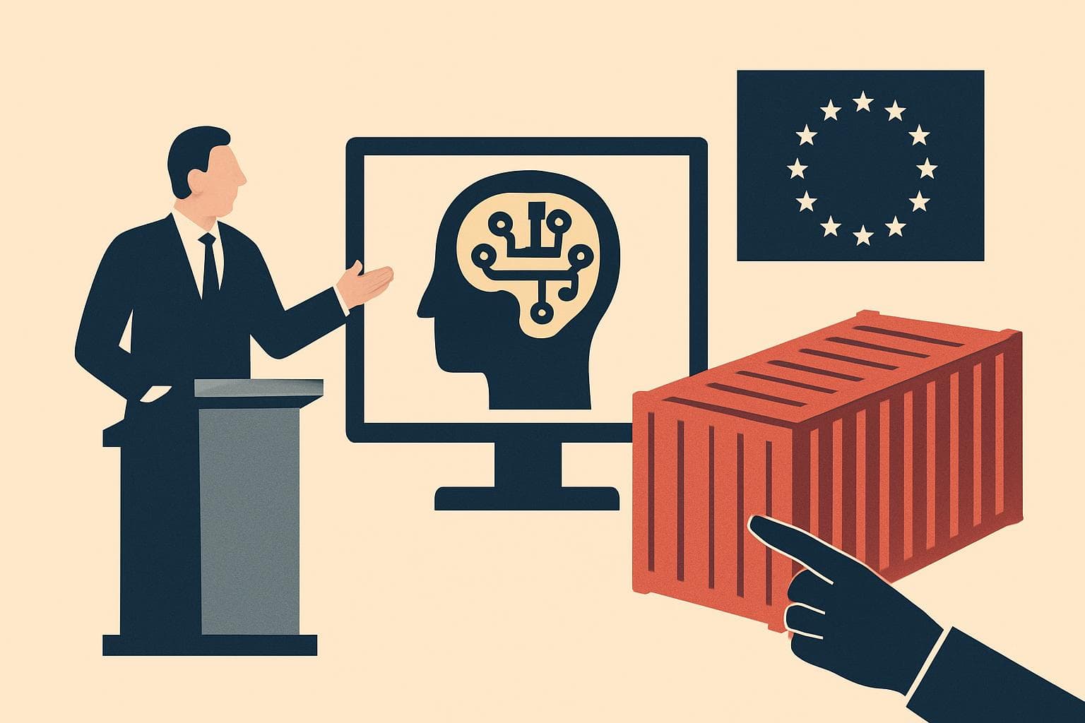 EU warns it will respond to Trump's tariff threats over digital rules